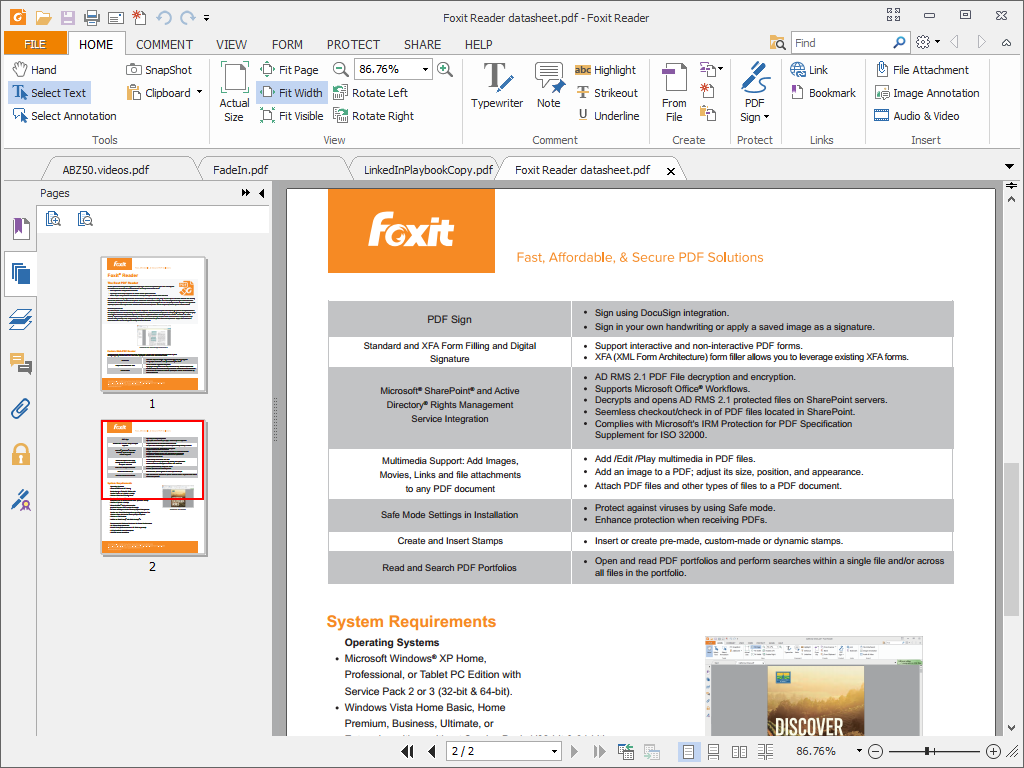 Foxit reader download mac free software